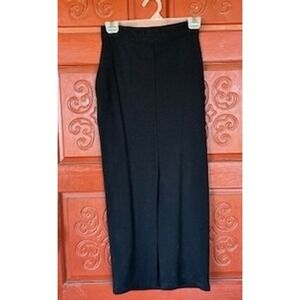 The Limited Black Maxi Skirt Elastic Waist Full Length Women's Size Small